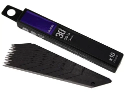 Лезвия для ножа TAJIMA CB-39RB 9мм обламывающиеся с покрытием (10шт)