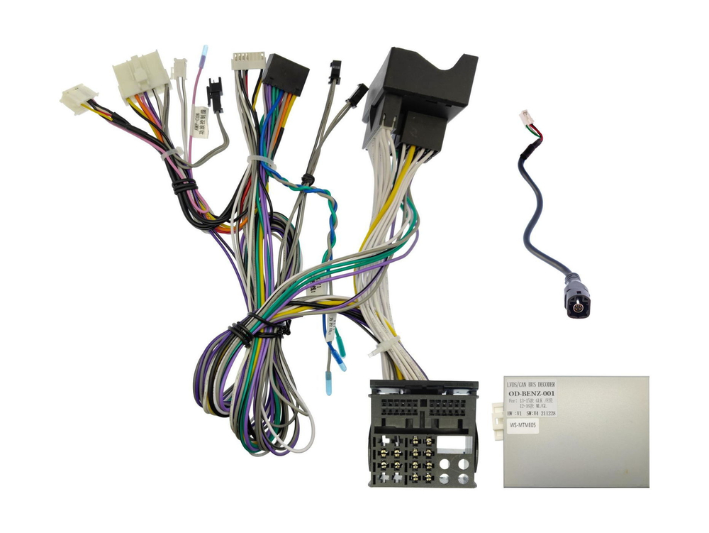 Комплект рамки с разъёмами 10" для Mercedes-Benz E-class Седан W212 2012-2015 NTG 4.5 - Car-Smart 9635N45