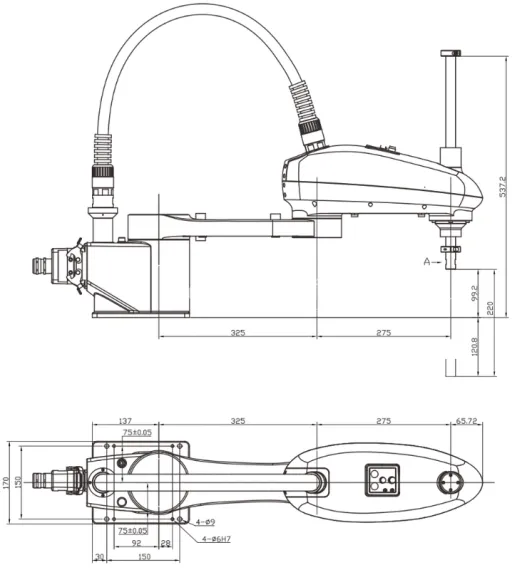 Промышленный робот CRP SCARA RS10-20Z40