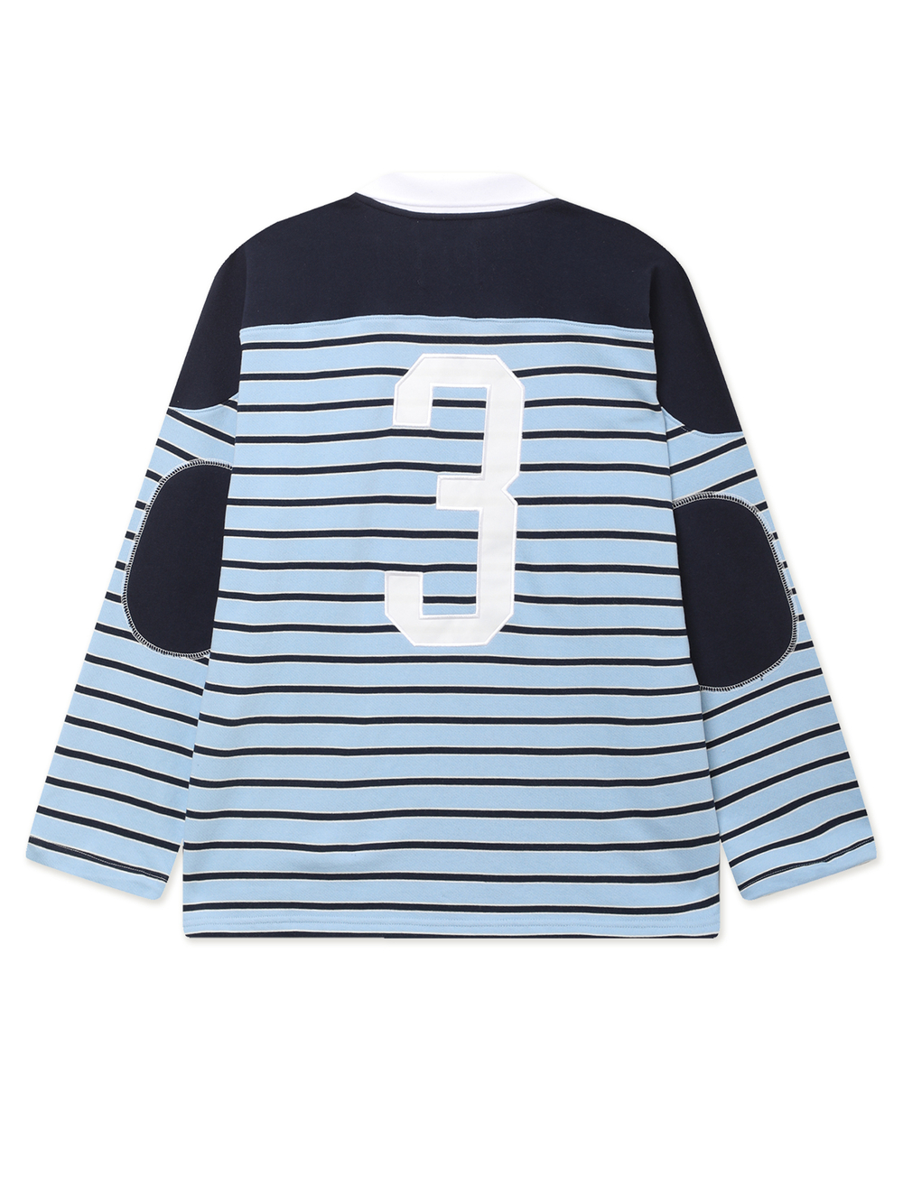 Рубашка Поло Дл. Рукав Stripe Polo Hockey Jersey Blue