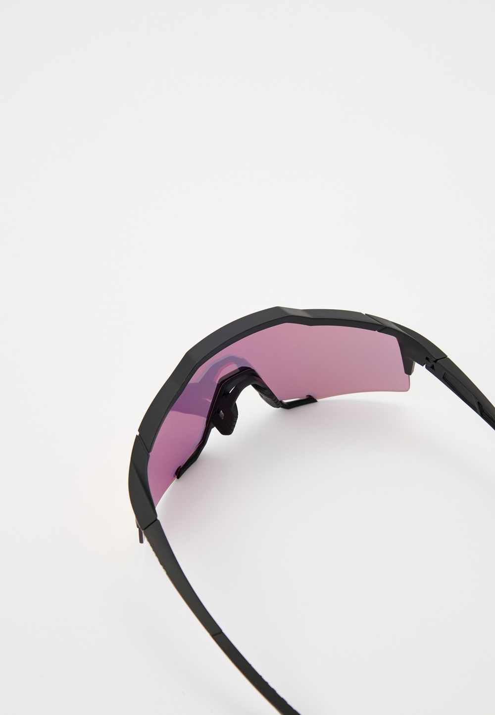 Спортивные очки с диоптриями 100% SPEEDCRAFT Soft Tact Black - HiPER Red Mirror Lens