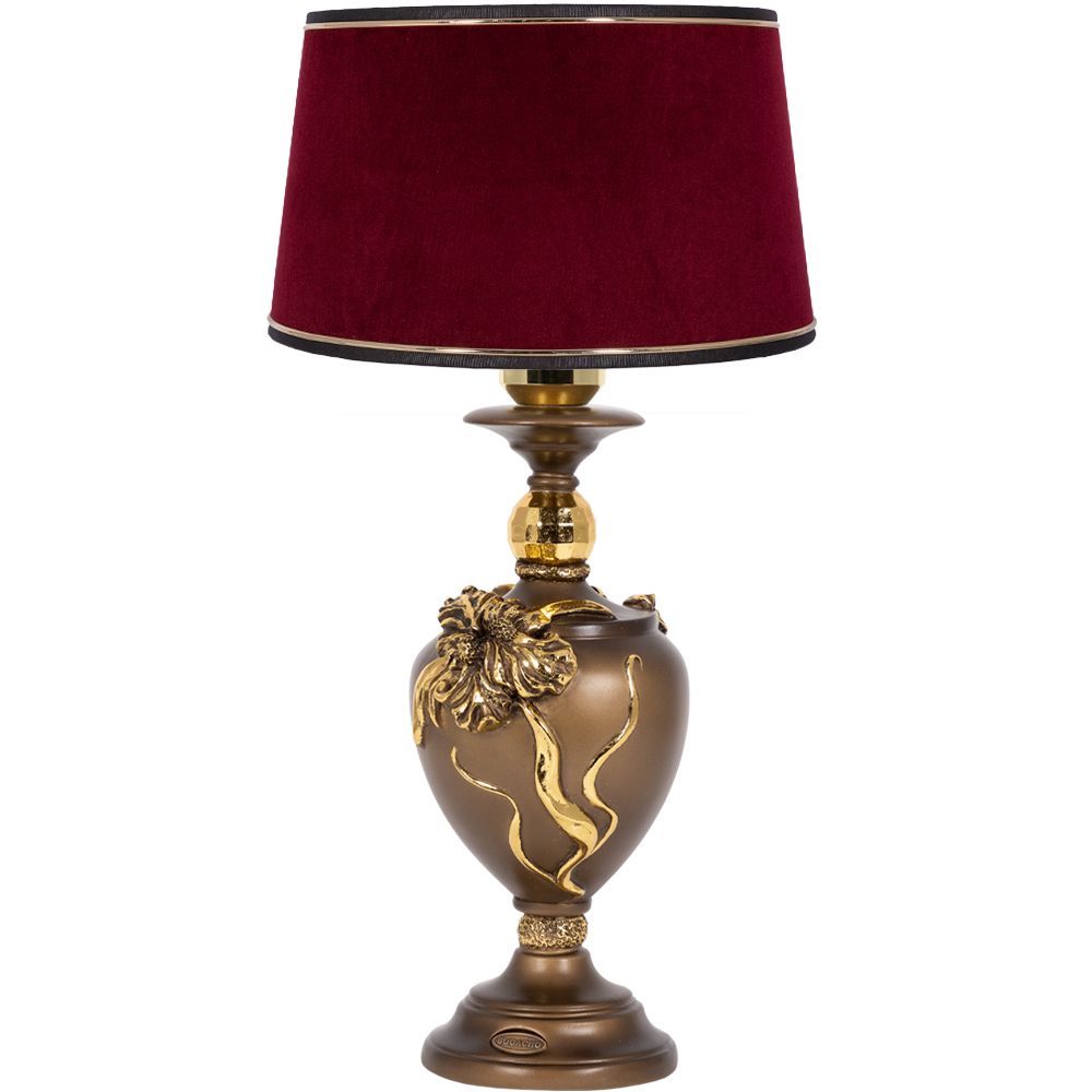 Настольная лампа Флер де Лис Бронза Конфети Рубивайн