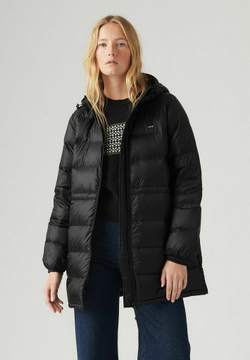 Куртка утепленная женская LEVI'S POLLY MIDI PUFFER CAVIAR