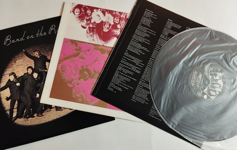 Винтажная виниловая пластинка LP Paul McCartney and Wings Band On The Run (Japan 1973) (No Obi)