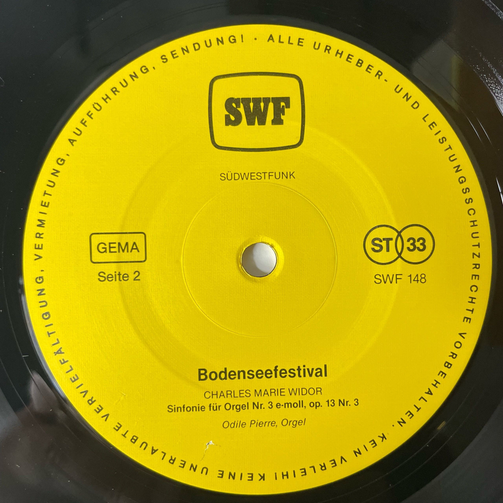 Винтажная виниловая пластинка LP Сборник Классической Музыки Bodensee Festival 1989 (Германия 1989)