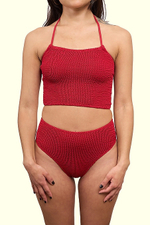 Трусы купальные красный