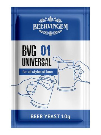 Дрожжи Beervingem пивные универсальные "Universal BVG-01", 10 г