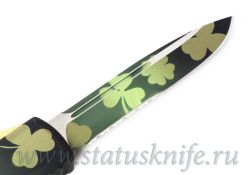 Нож Microtech Ultratech 121-2SPDS Green Lucky Cloverфотография - 6