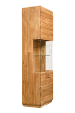 Шкаф с витриной из массива дуба Parma-1
