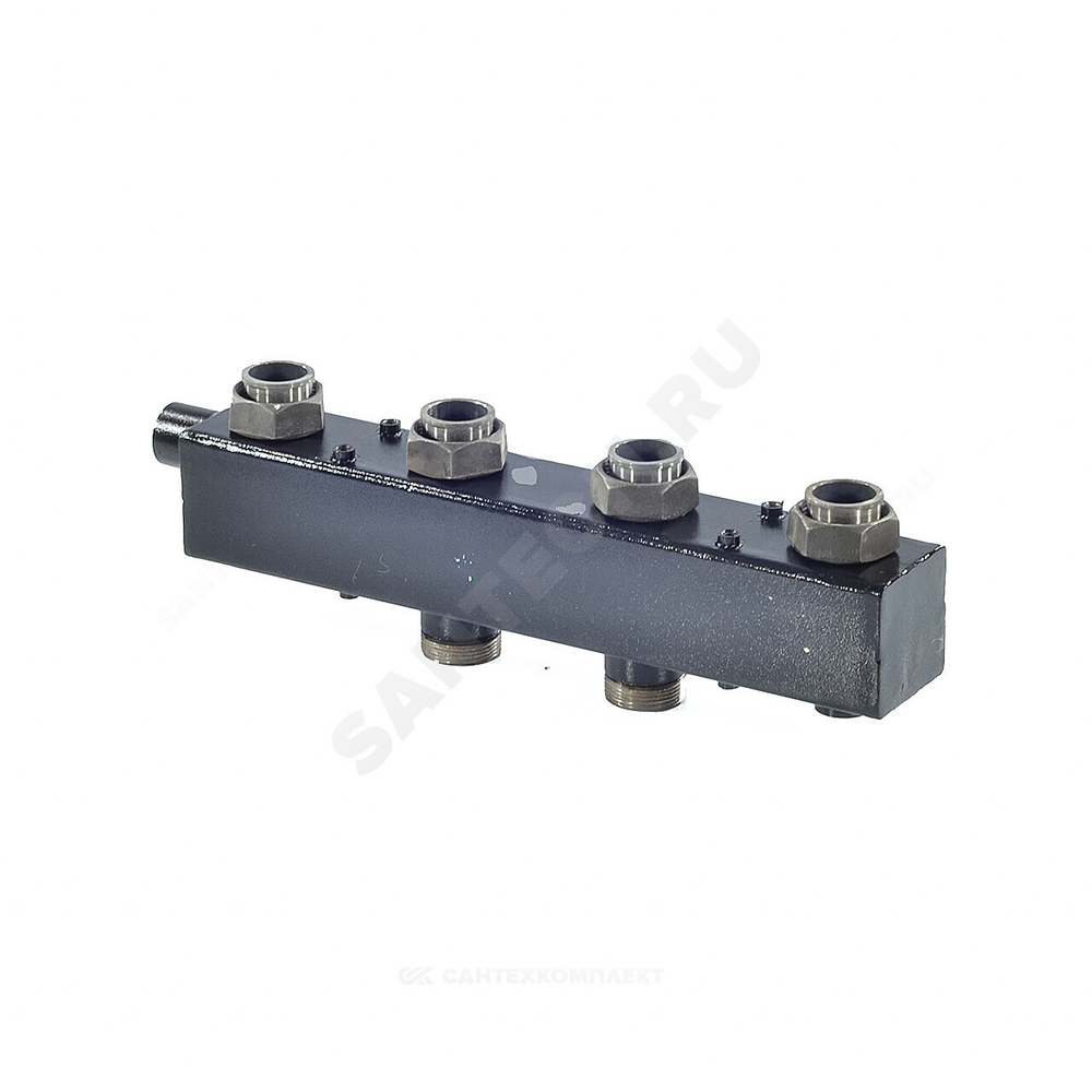 Коллектор котельной сталь до 360 кВт 1 1/2" ВР на 2 контура 1 1/2" нак/г м/о 125мм Дублер KK-40F ASKON 40F/125/40/2D