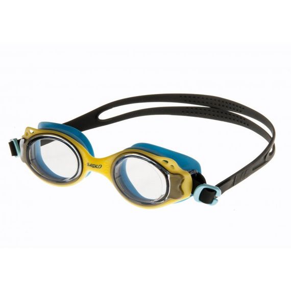 Очки для плавания детские Saeko S27 Minifishy L31 Blue-Yellow Сине-желтые