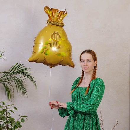 ФИГУРА Денежный мешок Доллар (32"/81 см)