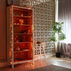 ULD-S2000-200-DGA AMBER IP20 Гирлянда светодиодная. 20м. 200 светодиодов. Янтарный свет. Провод зеленый. ТМ Uniel