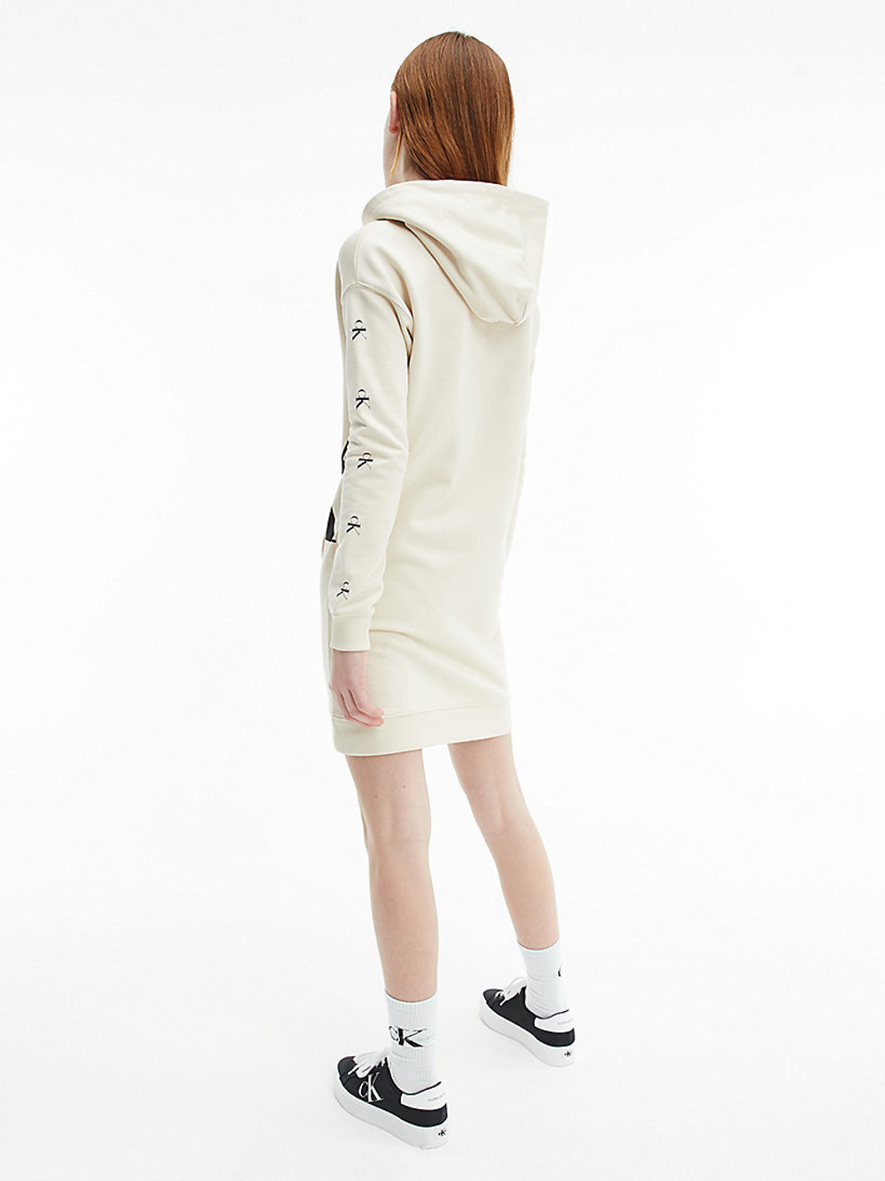 Платье MINI MONOGRAM CK HOODIE DRESS