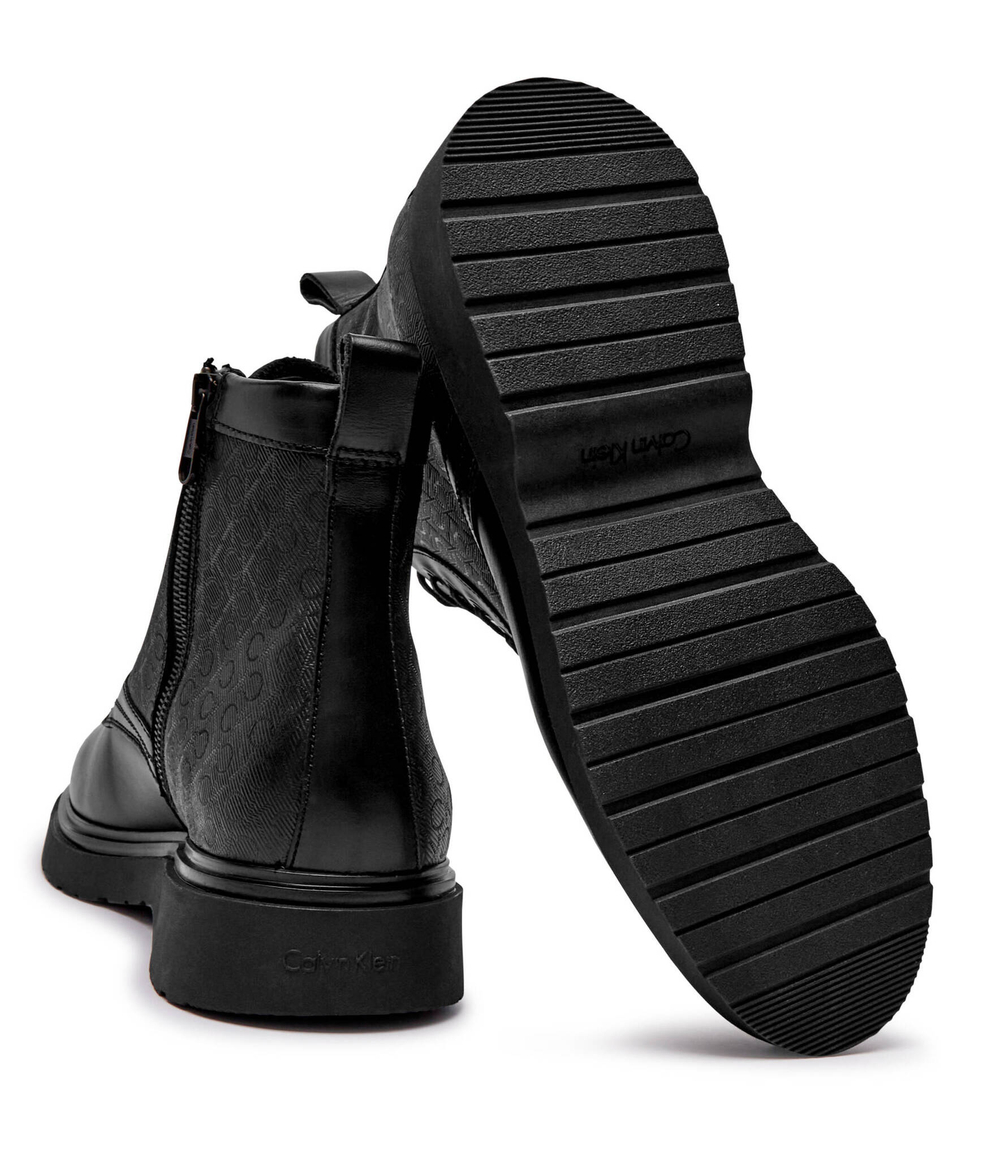 Кожаные трапперы Calvin Klein - черный(HM0HM01580)