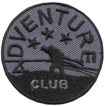 Нашивка Клуб путешествий серая