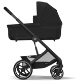 Коляска Cybex Balios S Lux BLK complete Cloud T Peach Pink Plus Base T 4 в 1 Moon Black с дождевиками