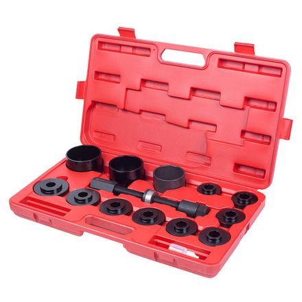 Цена на МАСТАК (100-30014C) Набор оправок для монтажа и демонтажа ступичных подшипников, кейс, 14 предметов