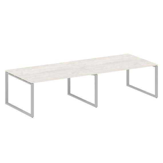 Метал Систем Переговорный стол (2 столешницы) на О-образном м/к БО.ПРГ-2.4