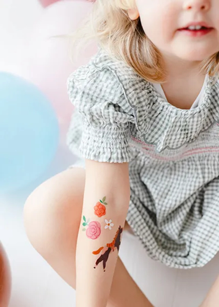 Переводные татуировки "Лошадки" 16 шт.