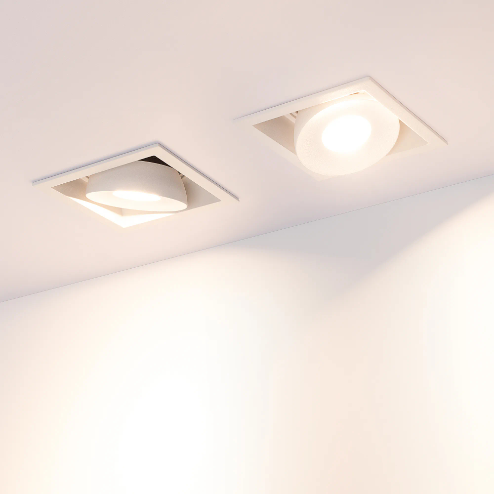 Светильник CL-SIMPLE-S80x80-9W Warm3000 (WH, 45 deg) (Arlight, IP20 Металл, 3 года) 026874