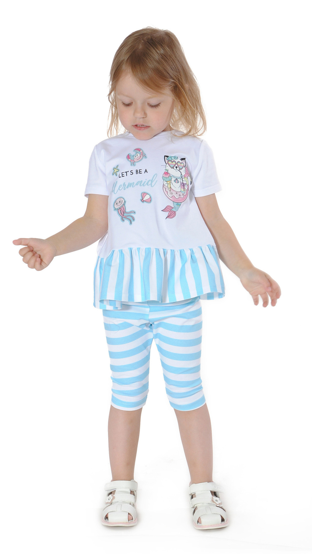 Комплект трикотажный для девочки 2-8 лет Fleur de Vie