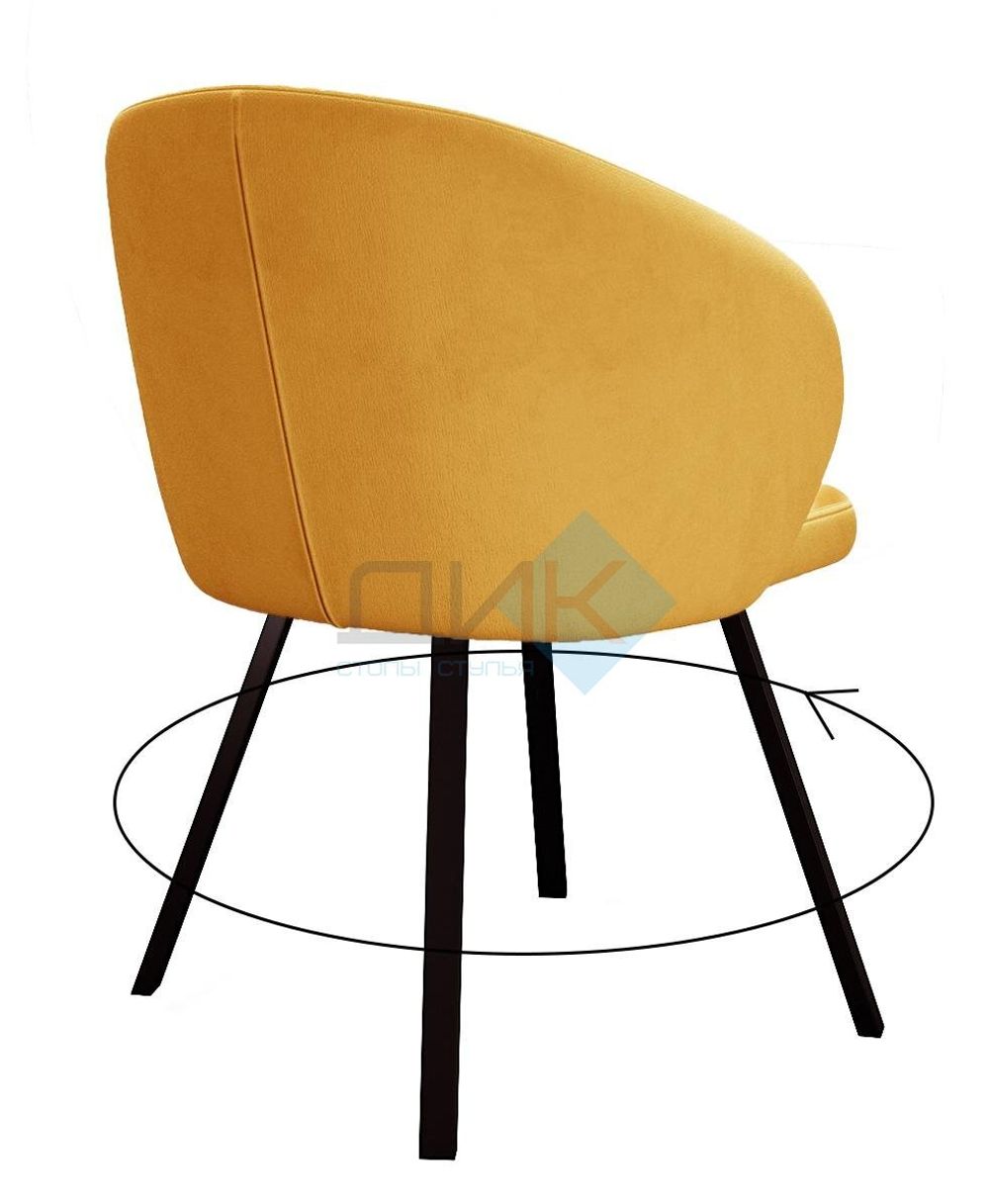 Стул DikLine 258 поворотный опоры чёрные