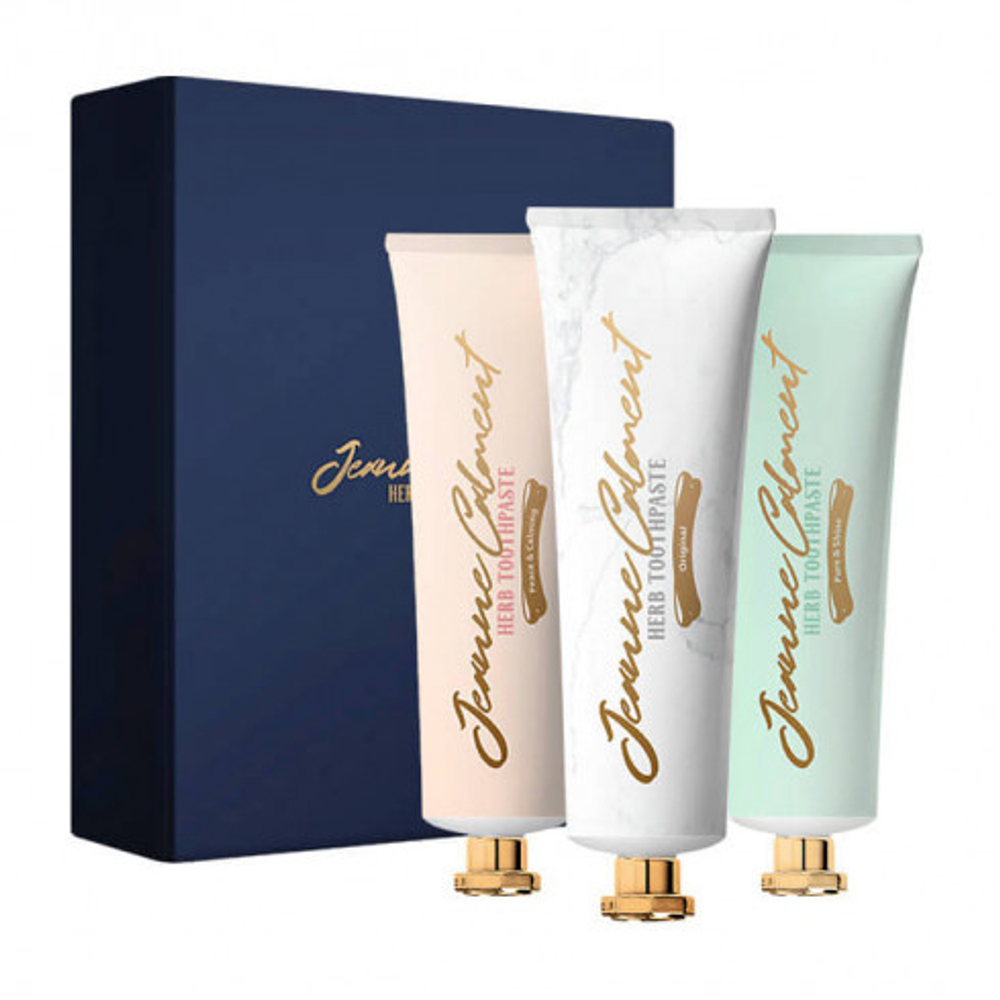 Evas Jeanne Calment Herb Toothpaste Assorted Collection набор зубных паст на основе растительных экстрактов