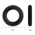 Набор из 3 эрекционных колец 3,6см, 3,9см и 4,2см Baile Titan BI-210148