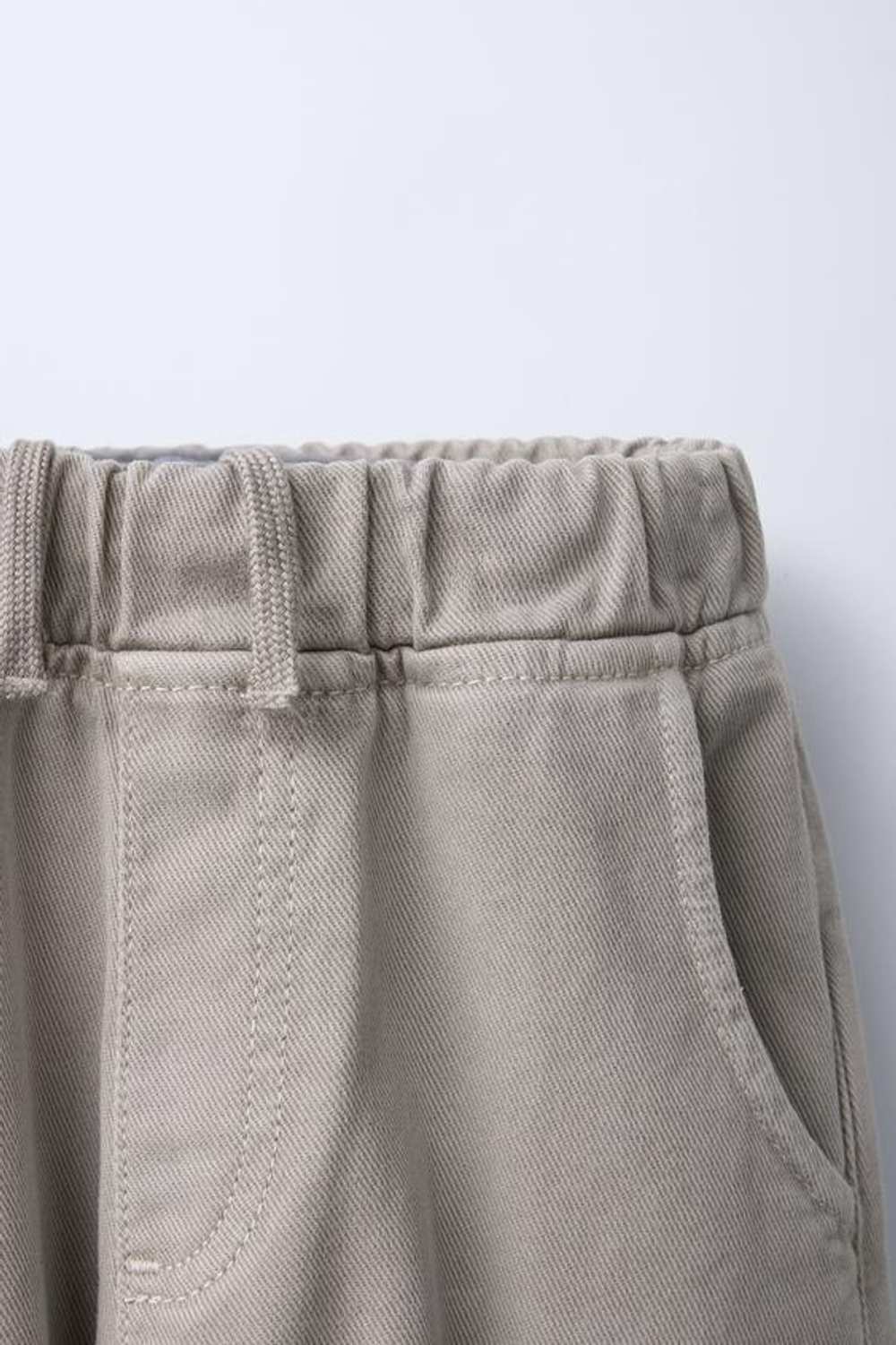 ZARA БРЮКИ BALLOON С КАРМАНАМИ, КАМЕННО-СЕРЫЙ