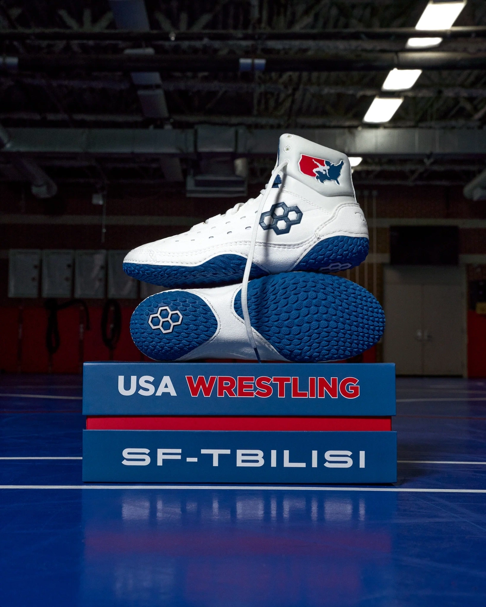 Борцовки RUDIS SF-TBILISI 2.0 ADULT WRESTLING SHOES - USA WHITE