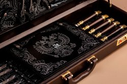 Подарочный набор для пикника в кейсе "Державный"