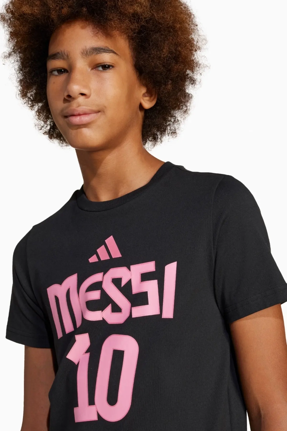 Футболка adidas Messi Name and Number Graphic Junior - черный