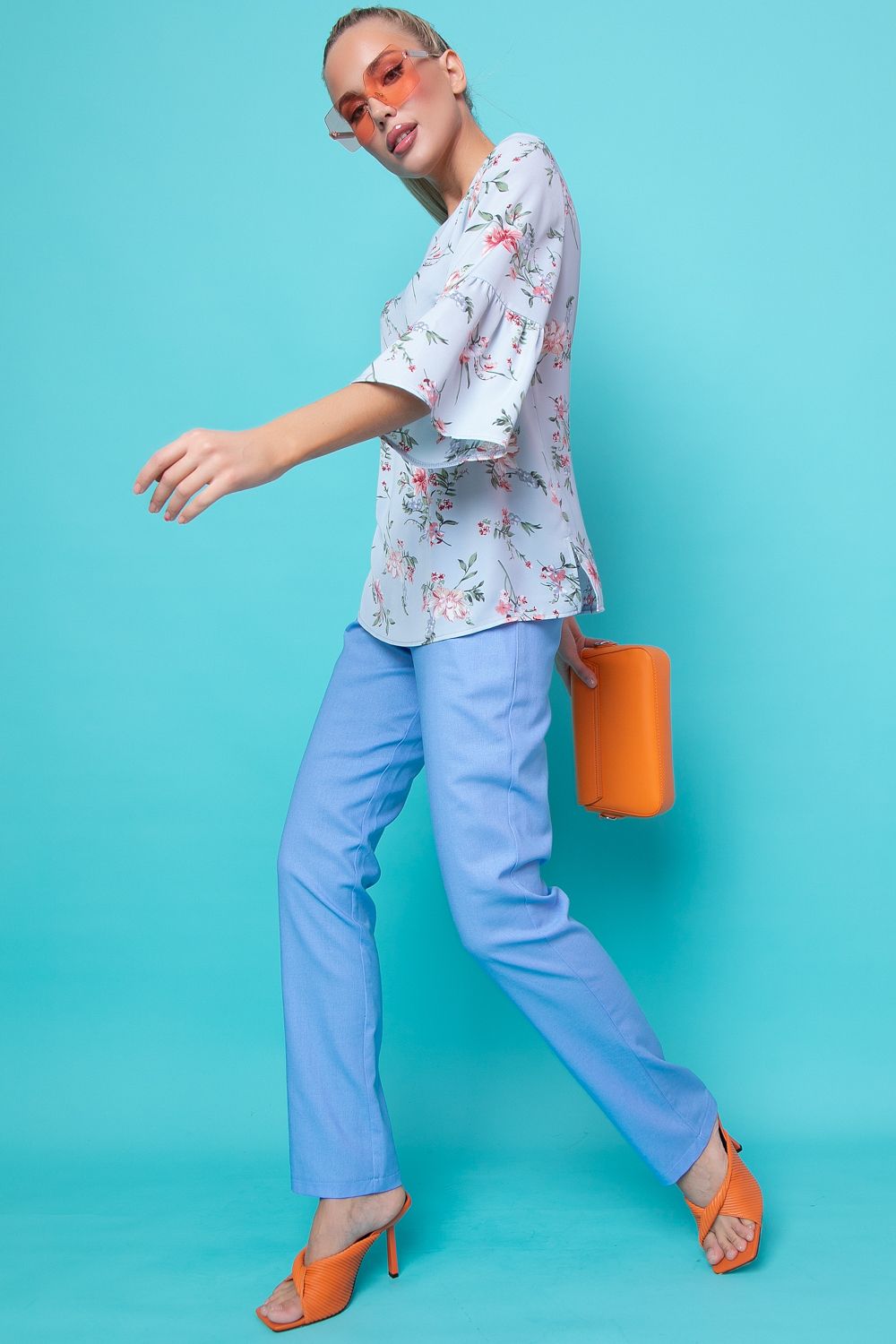 Костюм "Леди стайл" (небо) Elza (Акция)