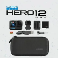 Экшн-камера GoPro 12 Black + Дорожный кейс + 64Gb