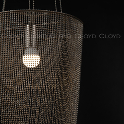 Подвесной светильник Cloyd ONASSIS P1 / Ø28 см - никель сатин (арт.11476)