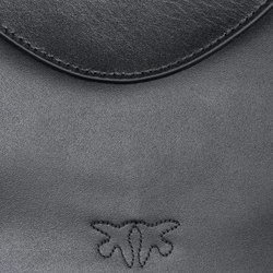 LOVE BAG LEATHER BON BON CROSSBODY - black / antique gold