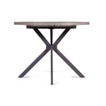 Стол круглый Vegas раздвижной (100+40) камень темный