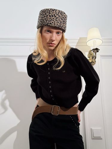 Черный вязаный кардиган MINI CLOSET