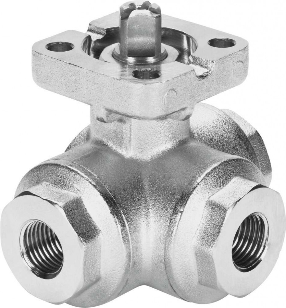 VZBA-3/8-GGG-63-32L-F0304-V4V4T Шаровой кран