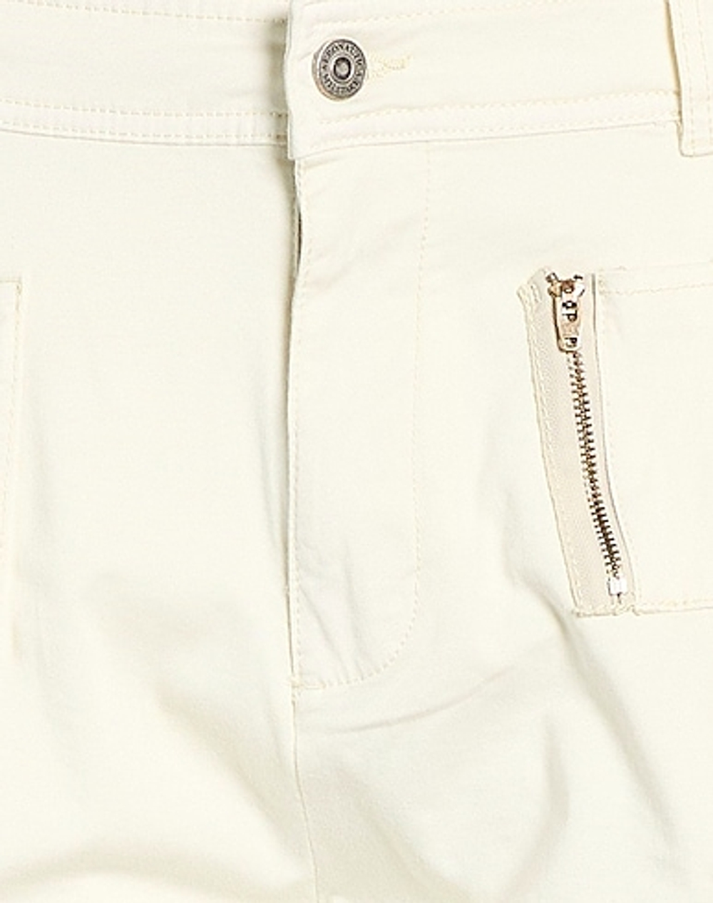 Шорты карго муж. AERONAUTICA 200 молочный красная лента на кармане