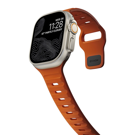 Ремешок Nomad Sport Band для Apple Watch 49/45/44/42 мм (NM00736685) ультра оранжевый