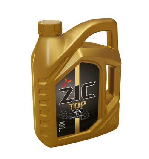 Масло ZIC TOP 5w30 SL A3/B4 (4л) ПАО-синтетика