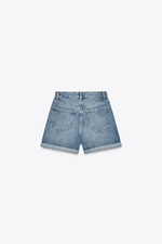 Шорты trf mom fit с высокой посадкой
