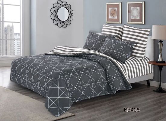 Полуторный комплект постельного белья Diva Afrodita, Арт.KB428, Сатин люкс, 70*70 см-2 шт.