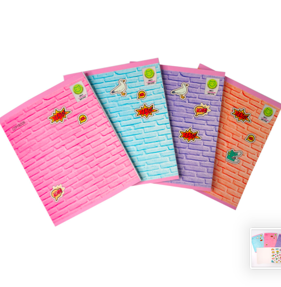 Тетради А5 48л. Скрепка. Клетка-На стене