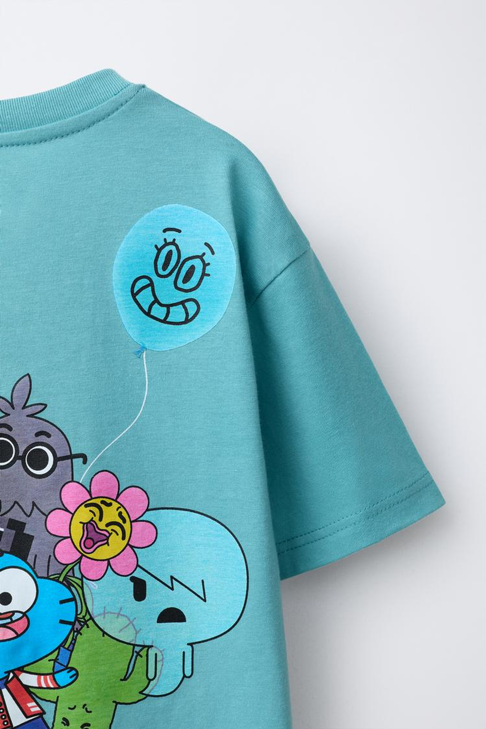 ZARA ФУТБОЛКА С ПРИНТОМ GUMBALL CARTOON NETWORK™, СИНИЙ
