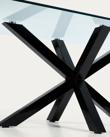 Стол Arya 160x90 стекло черный
