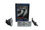 Фара противотуманная DLAA LA111W (белый 12V 55A H3) корпус метал. прямоугольный 120*50мм LA111W