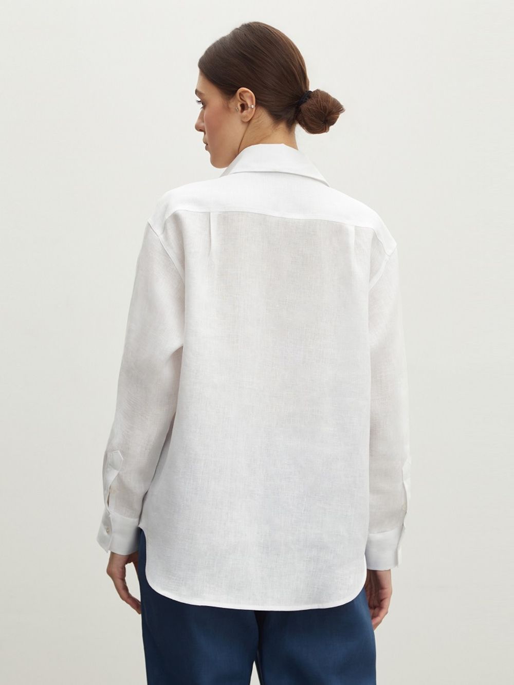 Рубашка Хельсинки Белый лен